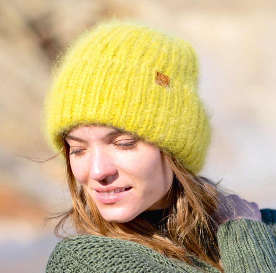 Marshmallow hat. Olive – Mjúk Iceland display picture 2